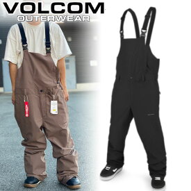 23-24 VOLCOM/ボルコム V.CO SPARTA BIB overall メンズ レディース 防水ビブパンツ スノーボードウェア スノーウェアー 2024