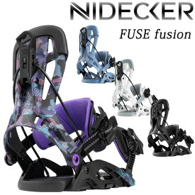 【楽天SSポイントUP】24-25 NIDECKER/ナイデッカー FUSE FUSION フューズ フュージョン FLOW リアエントリー メンズ レディース ビンディング バインディング スノーボード 2025 予約商品