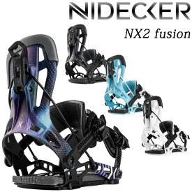 【楽天SSポイントUP】24-25 NIDECKER/ナイデッカー NX2 FUSION エヌエックス2 フュージョン FLOW リアエントリー メンズ レディース ビンディング バインディング スノーボード 2025 予約商品