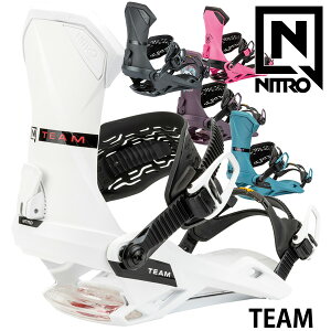 24-25 NITRO/ナイトロ TEAM チーム メンズ レディース ビンディング バインディング スノーボード 2025 型落ち