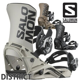 24-25 SALOMON/サロモン DISTRICT ディストリクト メンズ レディース ビンディング バインディング スノーボード 2025 型落ち