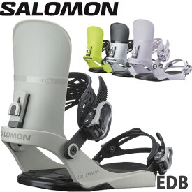 【ポイントUP中 10/4-9】24-25 SALOMON/サロモン EDB メンズ レディース ビンディング バインディング スノーボード 初心者 2025 型落ち