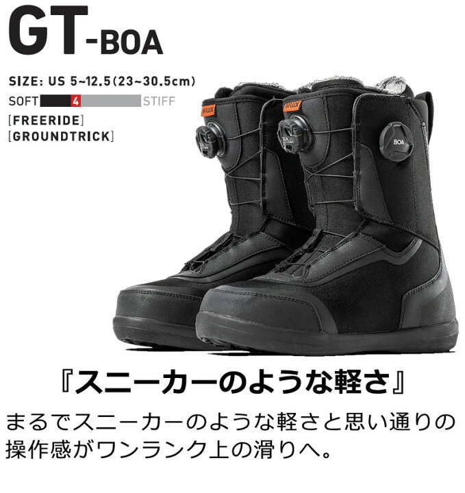 楽天市場】24-25 FLUX/フラックス GT-BOA ジーティーボア ダブルボア  