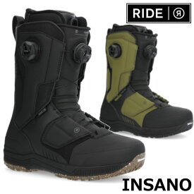 24-25 RIDE/ライド INSANO インサノ メンズ ブーツ ダブルボア BOA 熱成型対応 スノーボード 2025