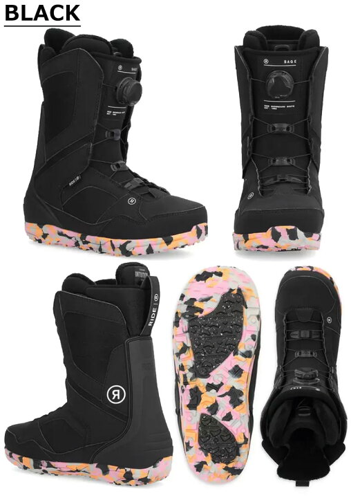 楽天市場】24-25 RIDE/ライド SAGE セージ レディース ブーツ ボア BOA  