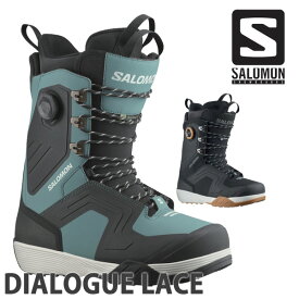 24-25 SALOMON/サロモン DIALOGUE LACE SJ BOA ダイアログ メンズ レディース 熱成型対応ブーツ シューレース ボア スノーボード 2025 型落ち