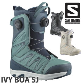 24-25 SALOMON/サロモン IVY BOA SJ アイビー レディース 熱成型対応ブーツ ボア スノーボード 2025 型落ち