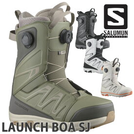 24-25 SALOMON/サロモン LAUNCH BOA SJ ローンチ メンズ レディース 熱成型対応ブーツ ボア スノーボード 2025