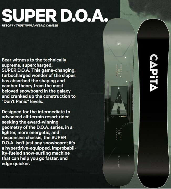 楽天市場】24-25 CAPITA / キャピタ 訳あり品 SUPER DOA スーパー 