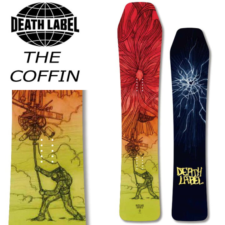 楽天市場】24-25 DEATH LABEL / デスレーベル THE COFEIN コフィーン  