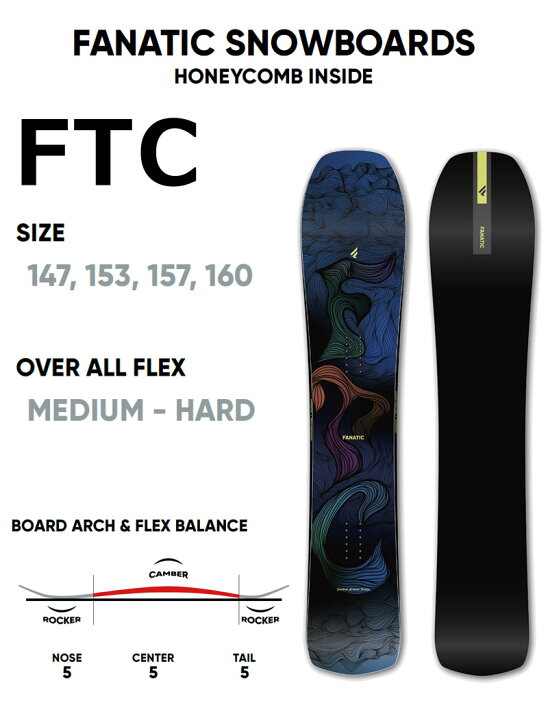楽天市場】24-25 FANATIC / ファナティック FTC エフティーシー メンズ 