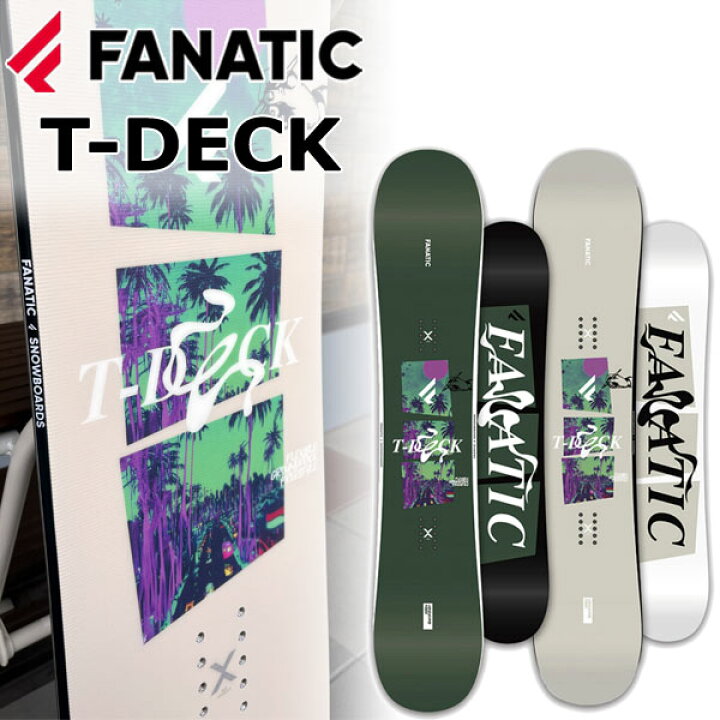 楽天市場】24-25 FANATIC / ファナティック T-DECK ティーデッキ 