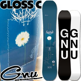 24-25 GNU/グヌー GLOSS-C グロス レディース スノーボード ジブ パーク 板 2025 予約商品