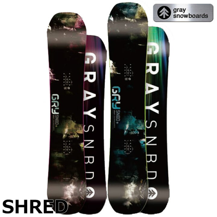 楽天市場】24-25 GRAY/グレイ SHRED シュレッド メンズ レディース 
