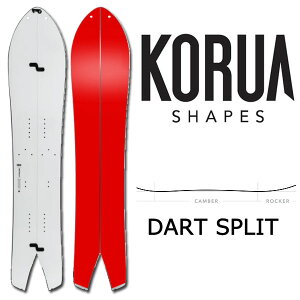 KORUA shapes/RAVFCvX DART SPLIT _[g Xvbg Y Xm[{[h pE_[ J[rO BC  2026 \񏤕i