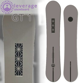 24-25 LEVERAGE/レバレッジ GT1 ジーティーワン メンズ スノーボード グラトリ 板 2025 予約商品