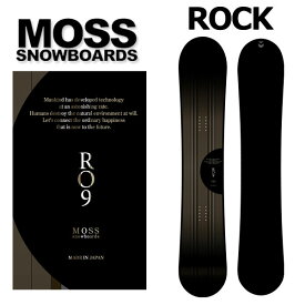 【楽天SSポイントUP】24-25 MOSS SNOWBOARDS / モススノーボード ROCK ロック メンズ レディース スノーボード カービング 板 2025 予約商品