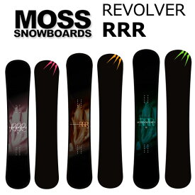 24-25 MOSS SNOWBOARDS / モススノーボード REVOLVER RRR トリプルアール メンズ レディース スノーボード カービング 板 2025 予約商品