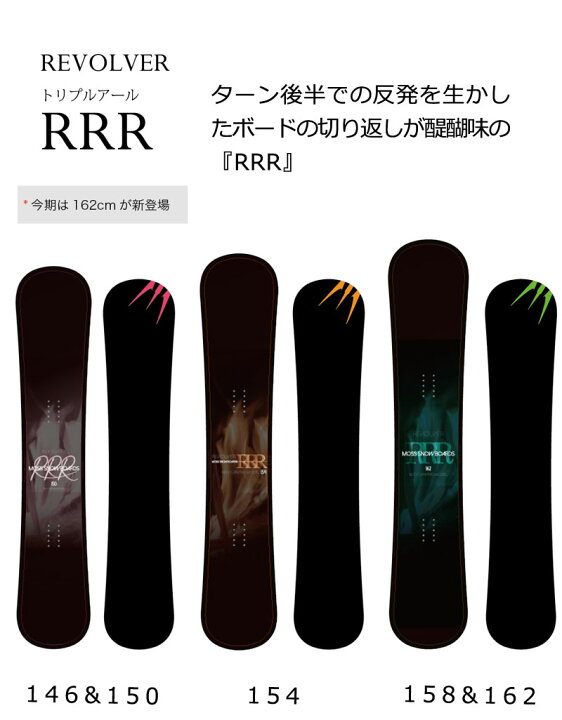 楽天市場】24-25 MOSS SNOWBOARDS / モススノーボード REVOLVER RRR  