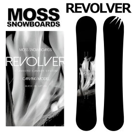 【楽天SSポイントUP】24-25 MOSS SNOWBOARDS / モススノーボード REVOLVER リボルバー メンズ レディース スノーボード カービング 板 2025 予約商品