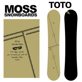 24-25 MOSS SNOWBOARDS / モススノーボード TOTO トト メンズ レディース スノーボード カービング 板 2025 予約商品