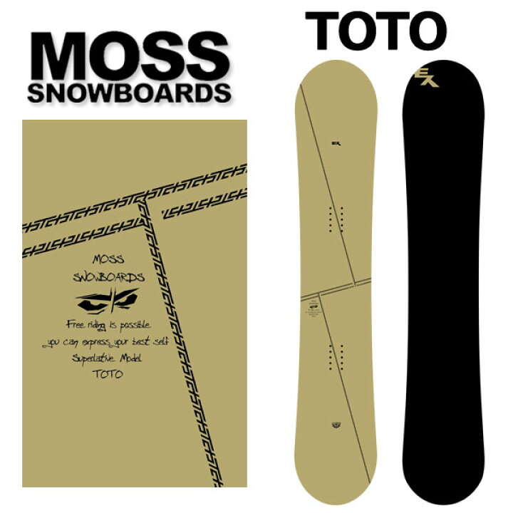 楽天市場】24-25 MOSS SNOWBOARDS / モススノーボード TOTO トト  