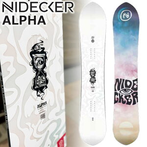 24-25 NIDECKER / ナイデッカー ALPHA アルファ メンズ レディース パウダー スノーボード 板 2025 型落ち