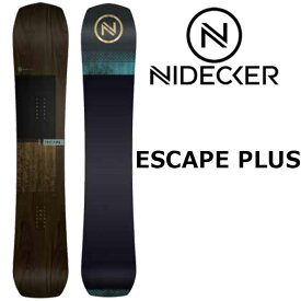 24-25 NIDECKER / ナイデッカー ESCAPE PLUS エスケーププラス メンズ レディース スノーボード 板 2025 予約商品