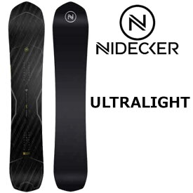 24-25 NIDECKER / ULTRALIGHT ウルトラライト メンズ レディース パウダー スノーボード 板 2025 予約商品
