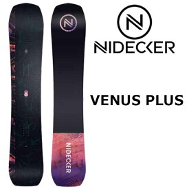 24-25 NIDECKER / ナイデッカー VENUS PLUS レディース カービング スノーボード 板 2025 予約商品