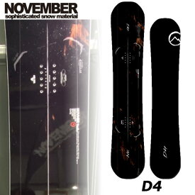 24-25 NOVEMBER / ノベンバー D4 ディーフォー メンズ レディース スノーボード グラトリ 板 2025 予約商品