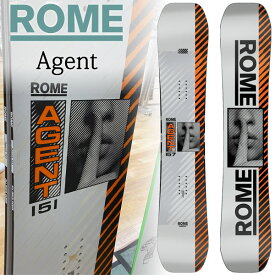 24-25 ROME SDS / ローム AGENT エージェント メンズ スノーボード パーク カービング 板 2025 予約商品