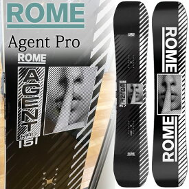 24-25 ROME SDS / ローム エージェントプロ メンズ スノーボード パーク カービング 板 2025 予約商品