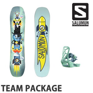 24-25 SALOMON / サロモン TEAM PACKAGE チームパッケージ キッズ ユース スノーボード 板 2025 型落ち