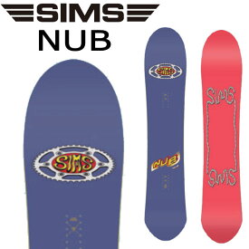 24-25 SIMS / シムス NUB ナブ メンズ レディース スノーボード パウダー 板 2025 予約商品