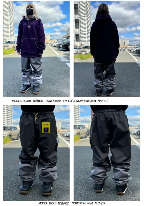 楽天市場】24-25 HOWL/ハウル NOWHERE pant メンズ レディース 防水  