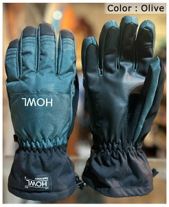 24-25 HOWL/ハウル TEAM glove グローブ 手袋 メンズ レディース スノーボード スキー 2025 型落ち