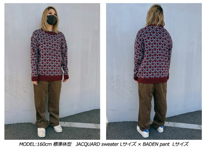 楽天市場】24-25 NOMADIK/ノマディック JACQUARD sweater メンズ 