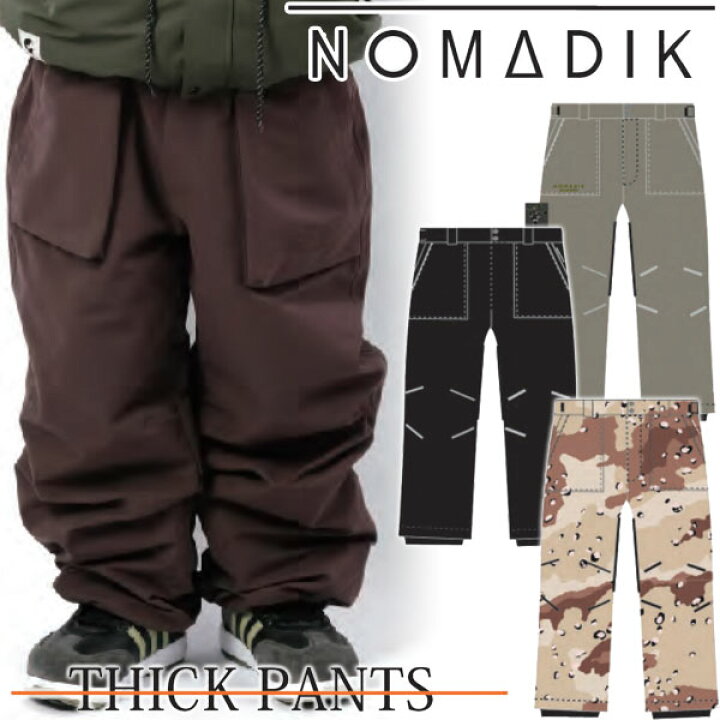 楽天市場】24-25 NOMADIK/ノマディック THICK pant メンズ レディース 