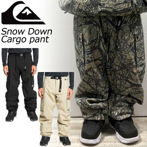 24-25 QUIKSILVER/NCbNVo[ SNOW DOWN CARGO pant Y fB[X hpc Xm[{[hEFA Xm[EFA[ 2025 ^