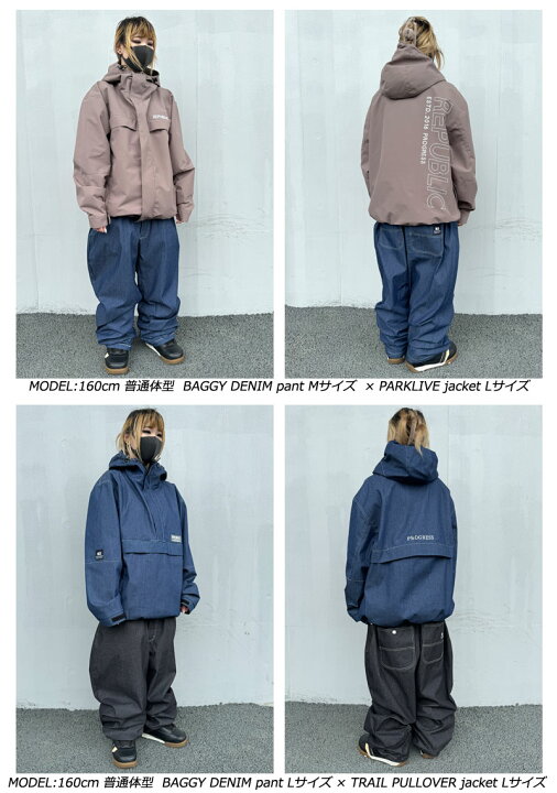 楽天市場】24-25 REPUBLIC & CO/リパブリック BAGGY DENIM pant メンズ 