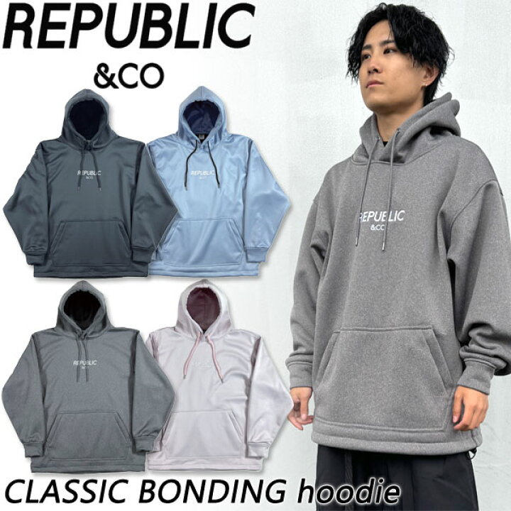 楽天市場】24-25 REPUBLIC & CO/リパブリック CLASSIC BONDING hoodie 