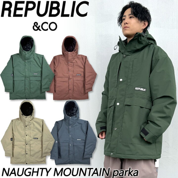 楽天市場】24-25 REPUBLIC & CO/リパブリック NAUGHTY MOUNTAIN parka  