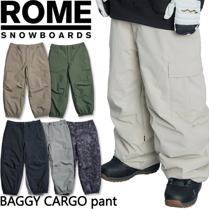 楽天市場】24-25 ROME/ローム BAGGY CARGO pant メンズ レディース 