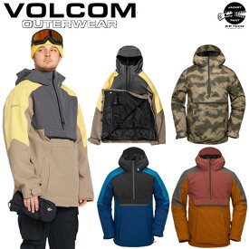 【期間限定5%OFFクーポン】24-25 VOLCOM/ボルコム BRIGHTON pullover 着用説明動画 メンズ レディース 防水プルオーバー スノーボードウェア スノーウェアー 2025 型落ち