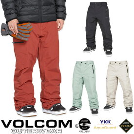 【VC5%OFFクーポン】24-25 VOLCOM/ボルコム L GORE-TEX pant 着用説明動画 メンズ レディース 防水パンツ ゴアテックススノーボードウェア スノーウェアー 2025 型落ち