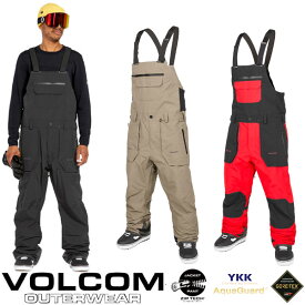 24-25 VOLCOM/ボルコム RAIN GORE-TEX BIB overall 着用説明動画 メンズ レディース 防水ビブパンツ ゴアテックススノーボードウェア スノーウェアー 2025 型落ち