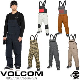 【VC5%OFFクーポン】24-25 VOLCOM/ボルコム ROAN BIB overall 着用説明動画 メンズ レディース 防水ビブパンツ スノーボードウェア スノーウェアー 2025 型落ち