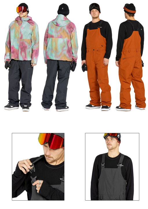 楽天市場】24-25 VOLCOM/ボルコム V.CO SPARTA BIB overall 着用説明 