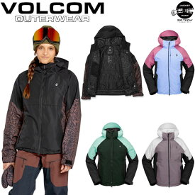 24-25 VOLCOM/ボルコム AGATE INS jacket レディース 防水ジャケット スノーボードウェア スノーウェアー 2025 型落ち